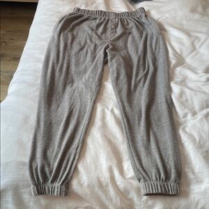 DONNI. Women’s cashmere Heather Gray Joggers